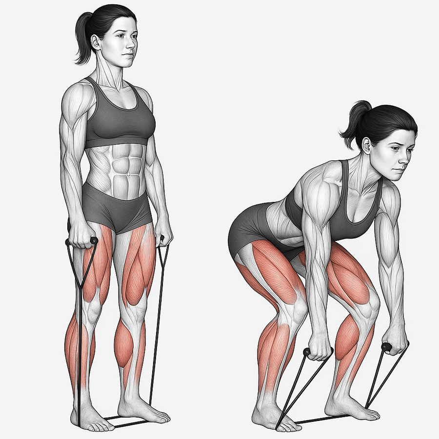 Cách Tập Deadlift Với Dây Kháng Lực Thay Vì Tạ