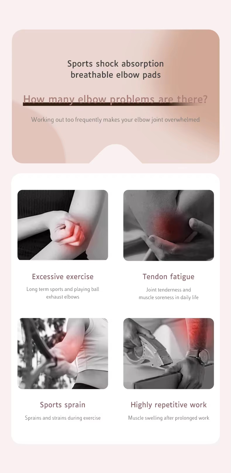 Đai Bảo Vệ Khuỷu Tay AOLIKES A-7941 Chống Trượt, Thoáng Khí, Bền Bỉ