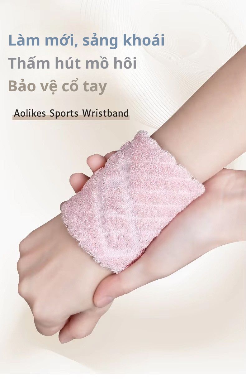 Băng cổ tay thể thao thấm mồ hôi AOLIKES A-0238