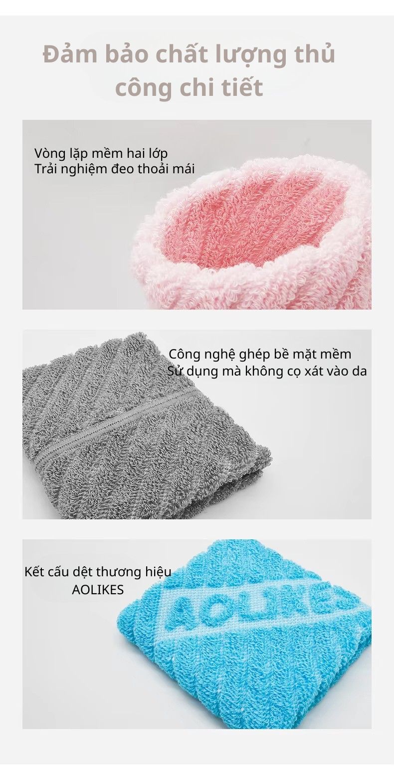 Băng cổ tay thể thao thấm mồ hôi AOLIKES A-0238