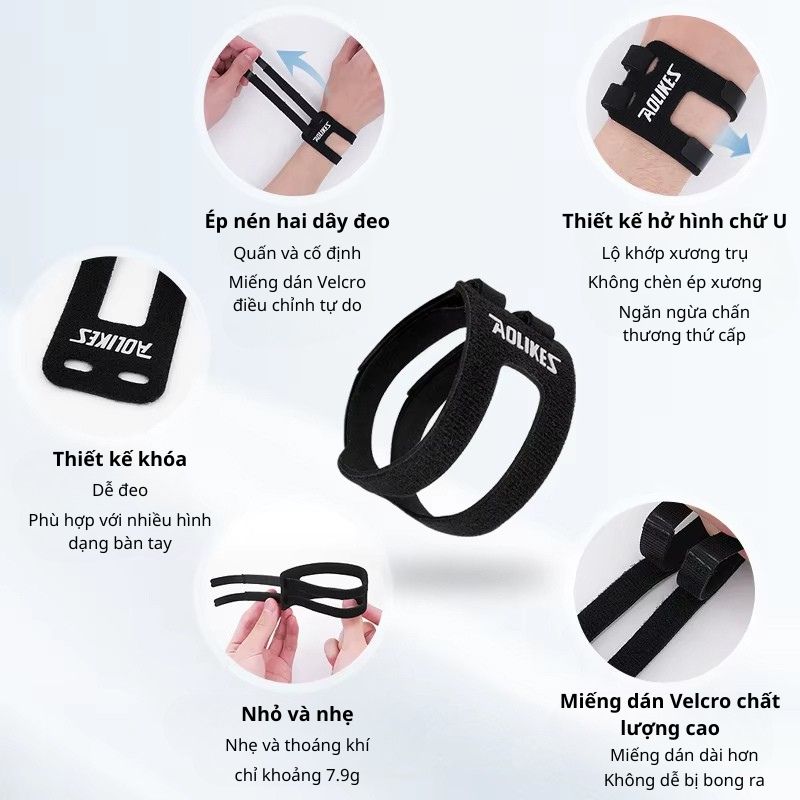 Đai Bảo Vệ Cổ Tay AOLIKES A-1531 TFCC