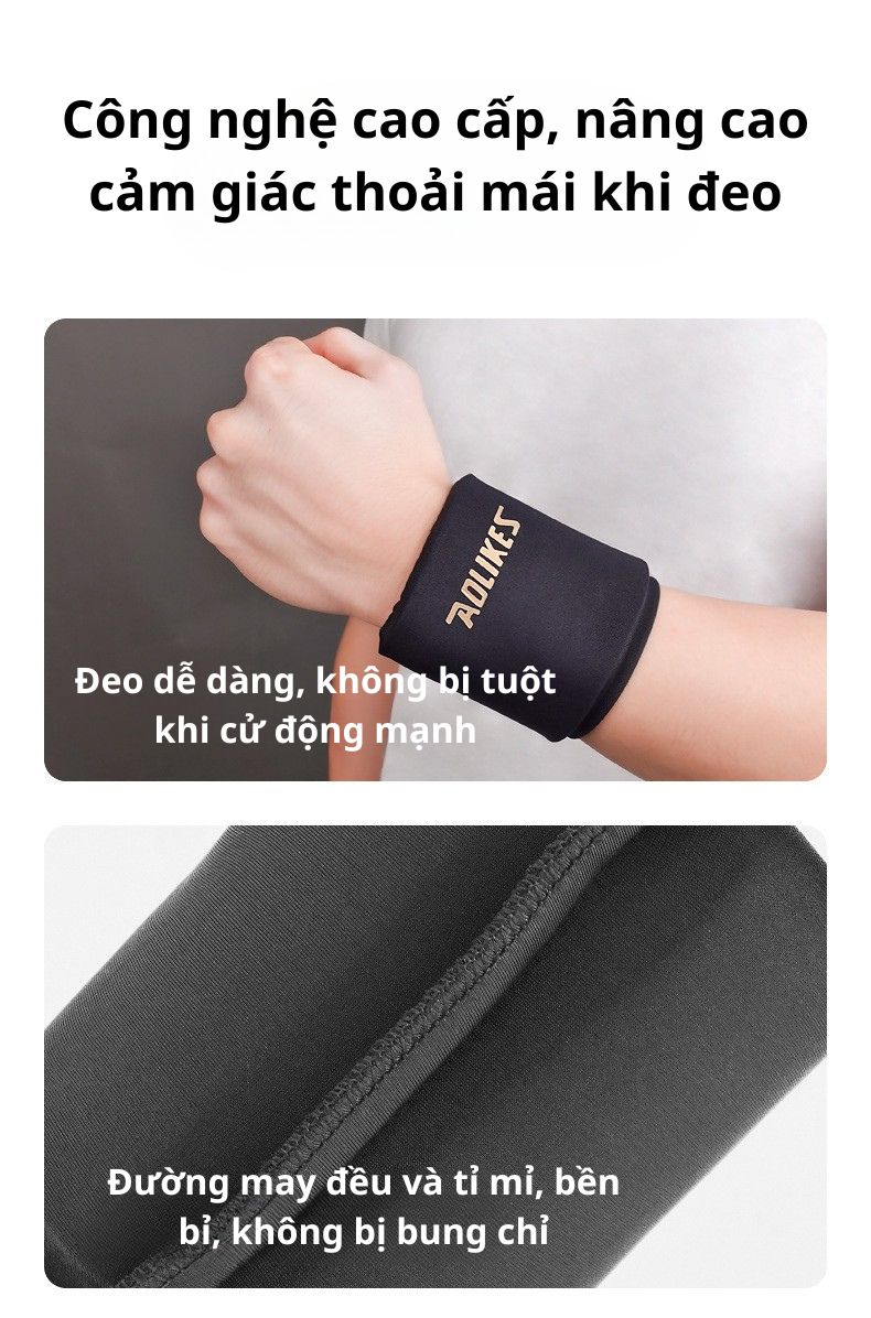 Băng Cổ Tay Gel Nóng Lạnh AOLIKES A-3702