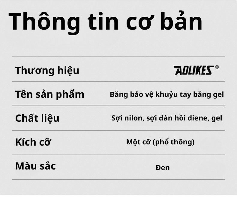 COMBO 2 chiếc băng khuỷu tay chườm nóng lạnh AOLIKES A-3705