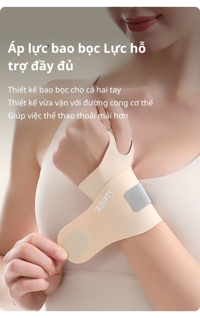Băng Quấn Cổ Tay Thể Thao Aolikes A-7934