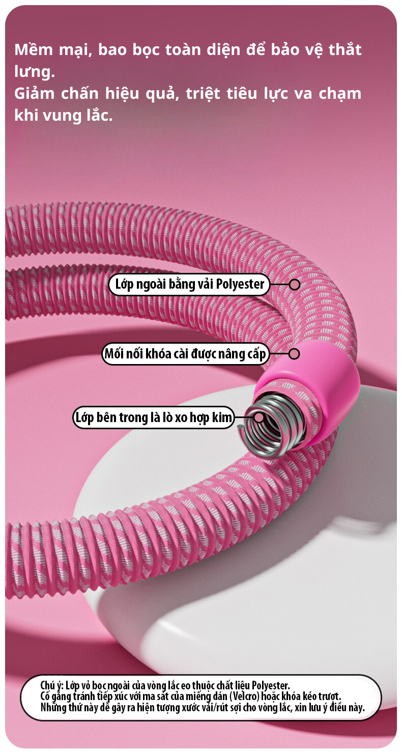 Vòng lắc eo mềm đa năng AOLIKES A-3910