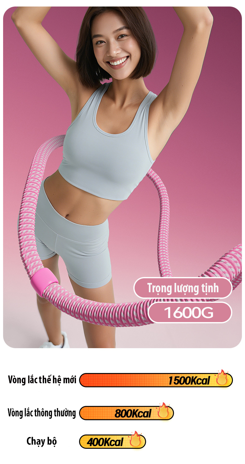 Vòng lắc eo mềm đa năng AOLIKES A-3910 Vòng lắc eo mềm đa năng AOLIKES A-3910