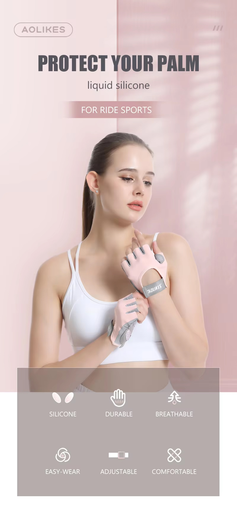 Găng Tay Thể Thao AOLIKES Cao Cấp A-121
